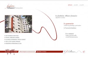 French Alliance Foundation website
