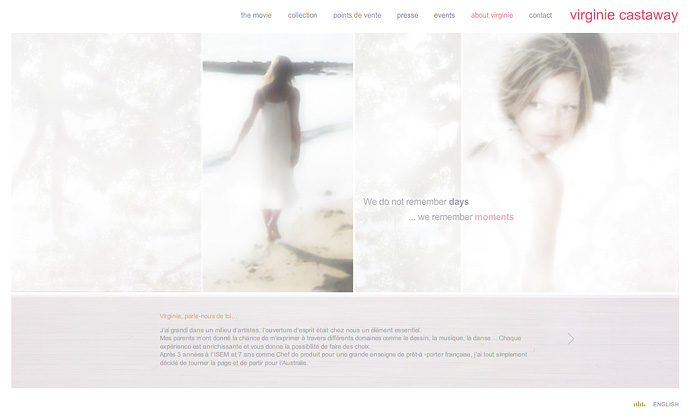 about virginie castaway