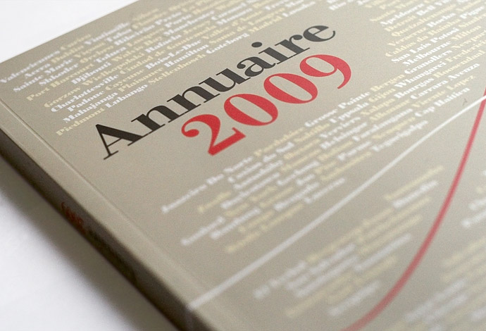 Couverture de l'annuaire 2009