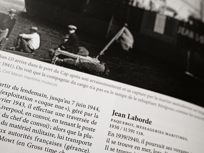 Livre "La marine marchande" - Page intérieure