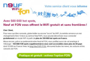 Neuf newsletters