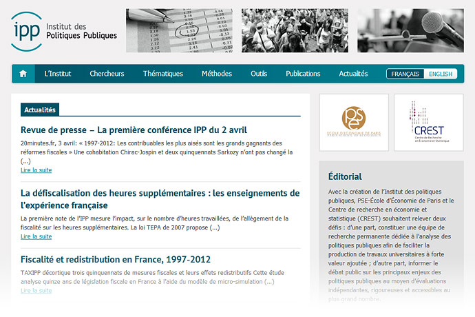 Site internet IPP.eu